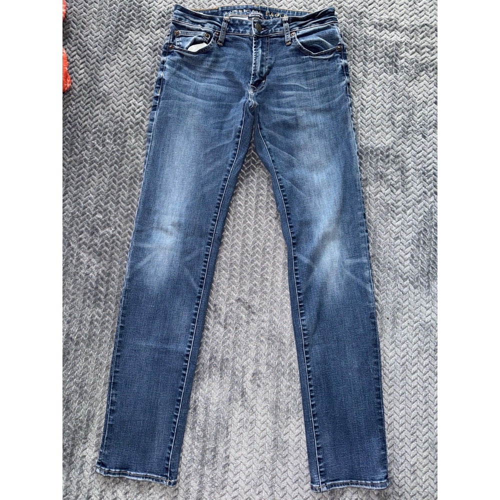 American Eagle Men's‎ Jeans Next Level Airflex Denim Comfort Stretch Blue Sz 30